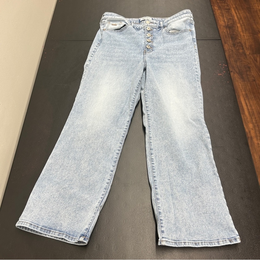 Nine West Light Blue Flare Jeans